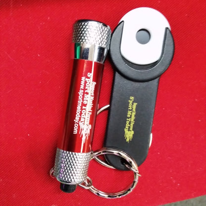 MINI LED TORCH & TROLLEY COIN