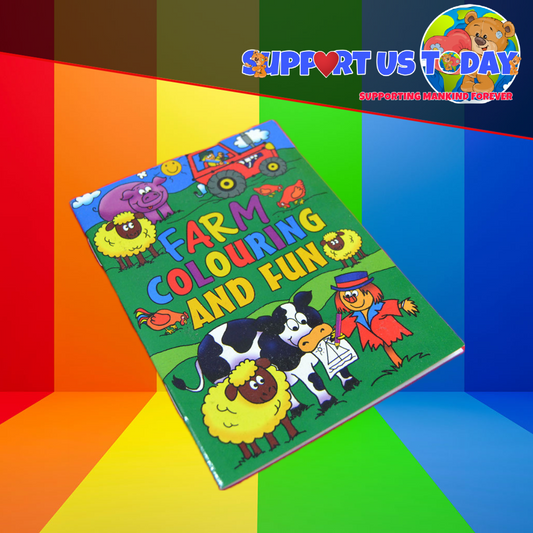 Farm Colouring & Fun Colouring Book